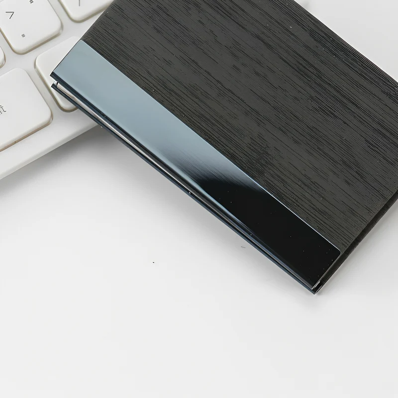 Eleganter Holz RFID-Blockierender Kartenhalter