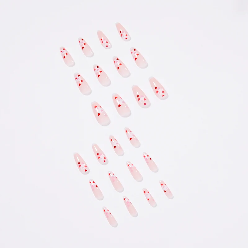 Artistic Nail Extensions with Heart Design Stornfield