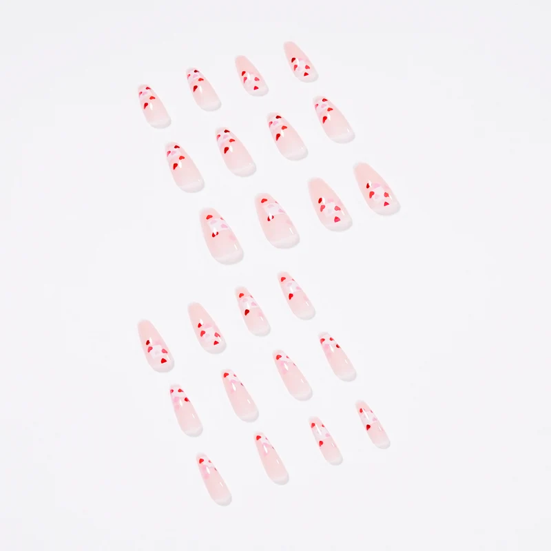 Artistic Nail Extensions with Heart Design Stornfield