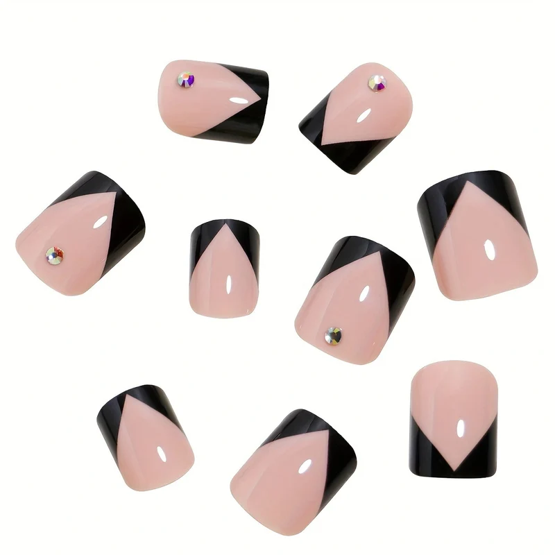 Elegant Two-Tone Nail Art Stornfield