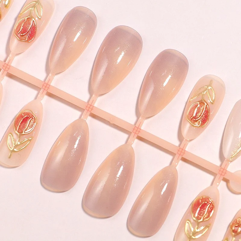 Elegant Press-on Nail Set Stornfield