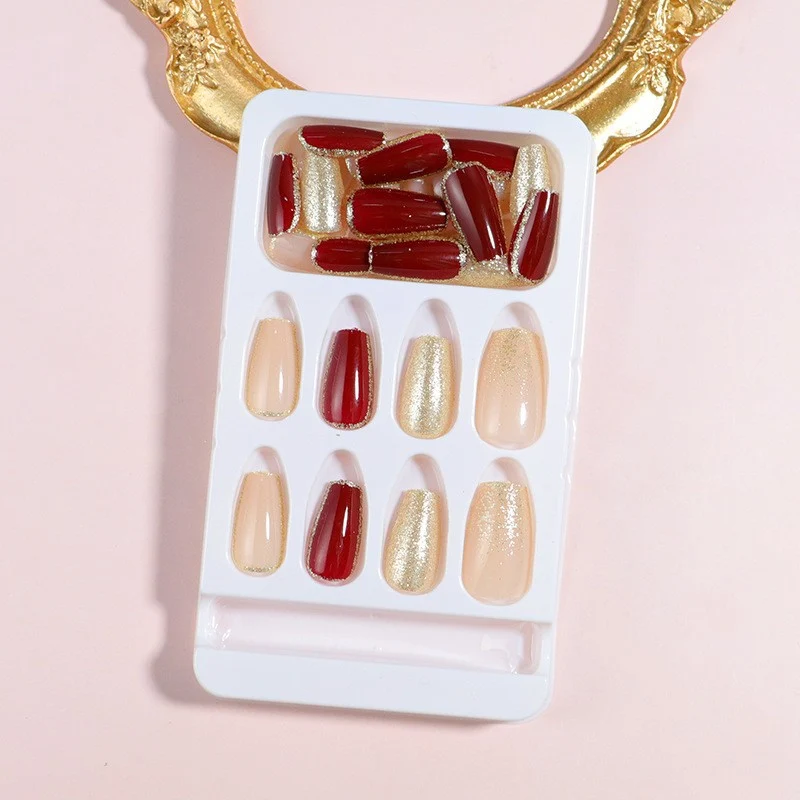 Elegant Press-On Nail Art Showcase Stornfield