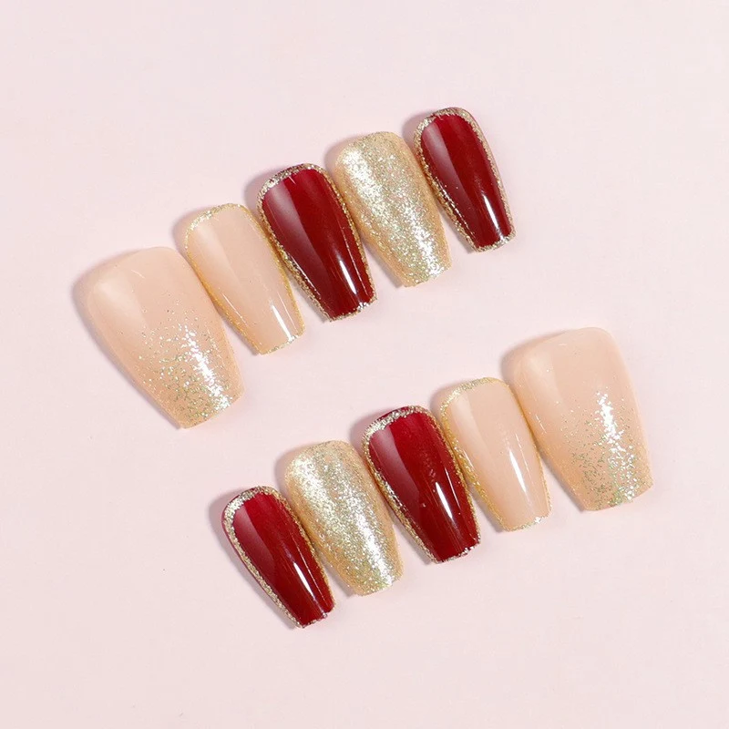 Elegant Press-On Nail Art Showcase Stornfield