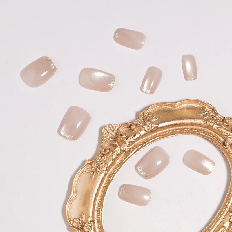 Elegant Glossy Ombre Press-On Nails Stornfield
