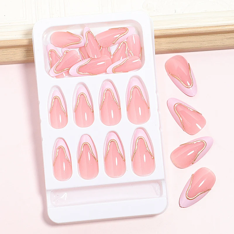 Elegant French Tip Nail Art Set Stornfield