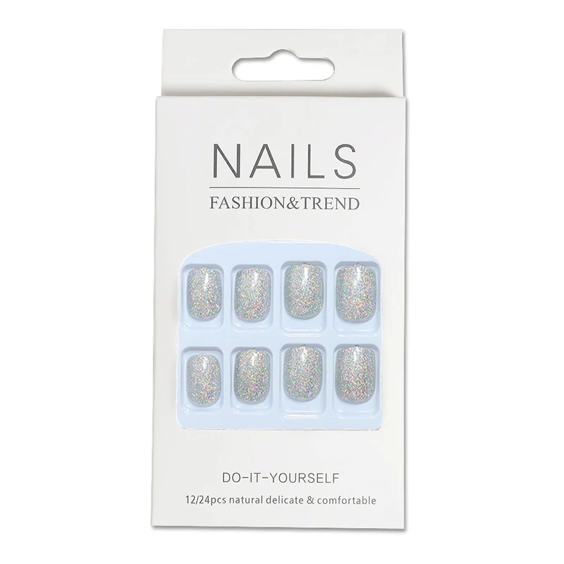 DIY Glitter Press-On Nails Stornfield