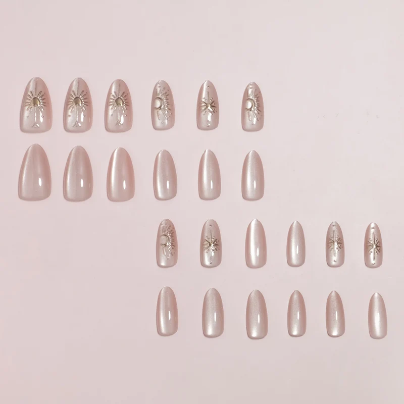 DIY Designer Press-On Nail Set Stornfield