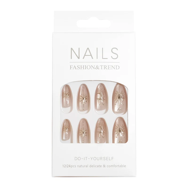 DIY Designer Press-On Nail Set Stornfield