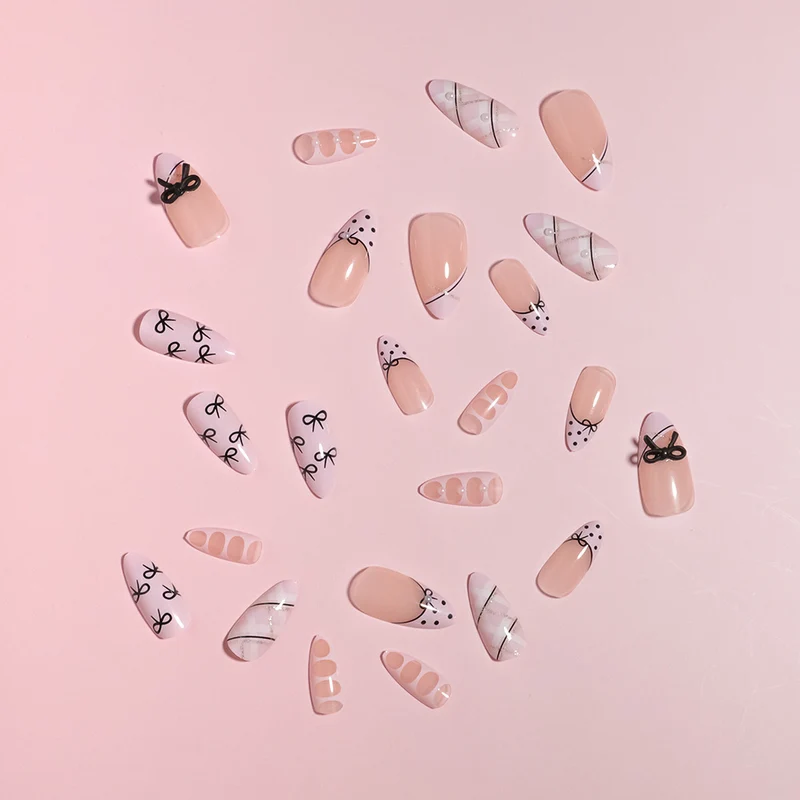DIY Artistic Press-On Nail Set Stornfield