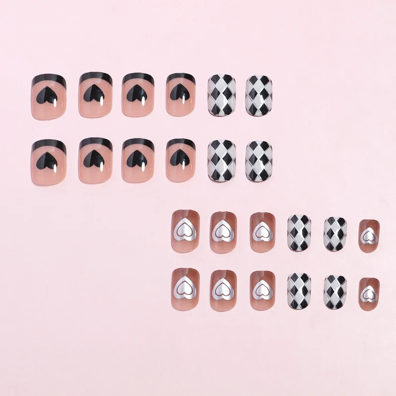 Decorative Press-On Nail Set Stornfield