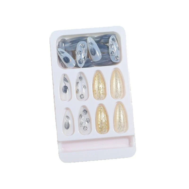 Artistic Stiletto Press-On Nail Design Stornfield