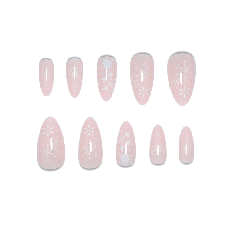 Artistic Holiday-Themed Press-On Nails Stornfield