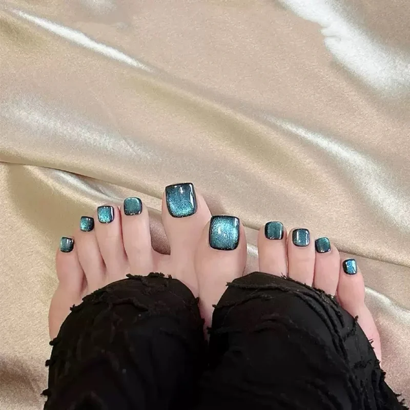 Decorative Rhinestone Press-On Toe Nails Stornfield