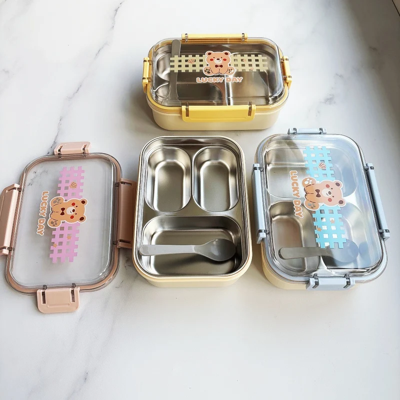 Multi-Compartment Insulated Lunch Box