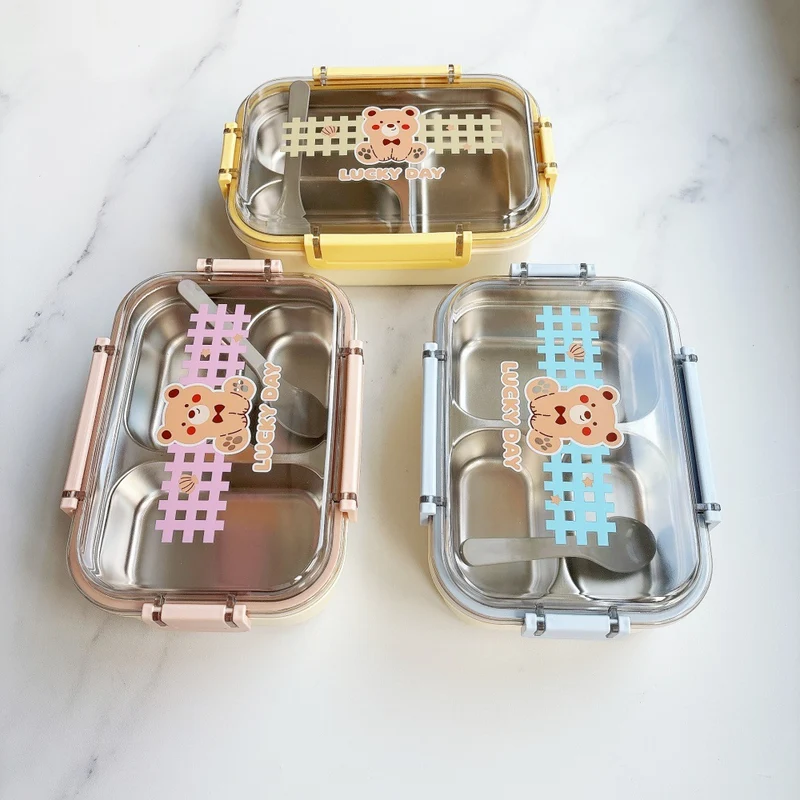 Multi-Compartment Insulated Lunch Box