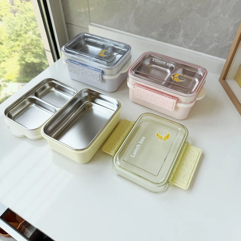 Multi-Compartment Glass Lunch Box