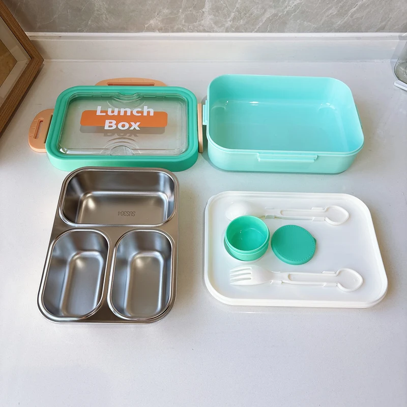 Multi-Compartment Airtight Lunch Box
