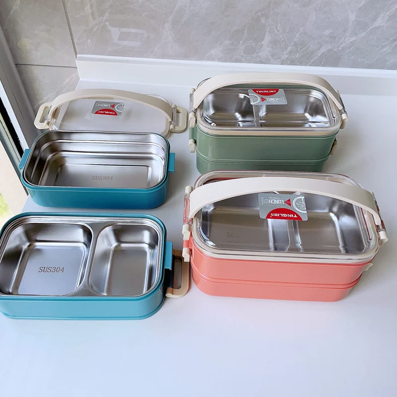 Insulated Multi-Compartment Food Storage Container