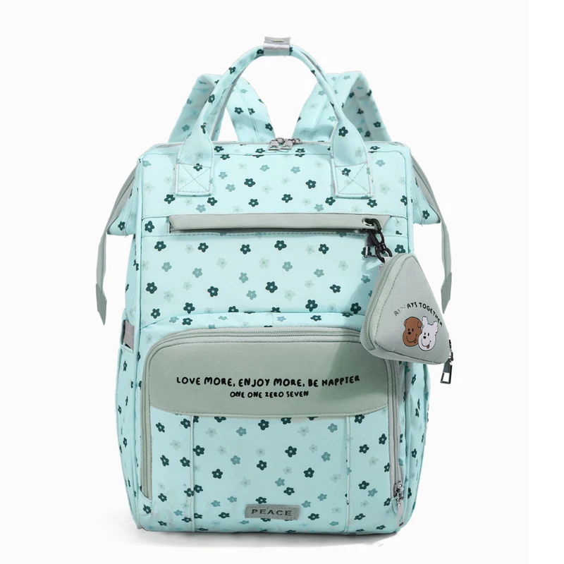 Stylische Blumendesign Schulrucksack Karnz