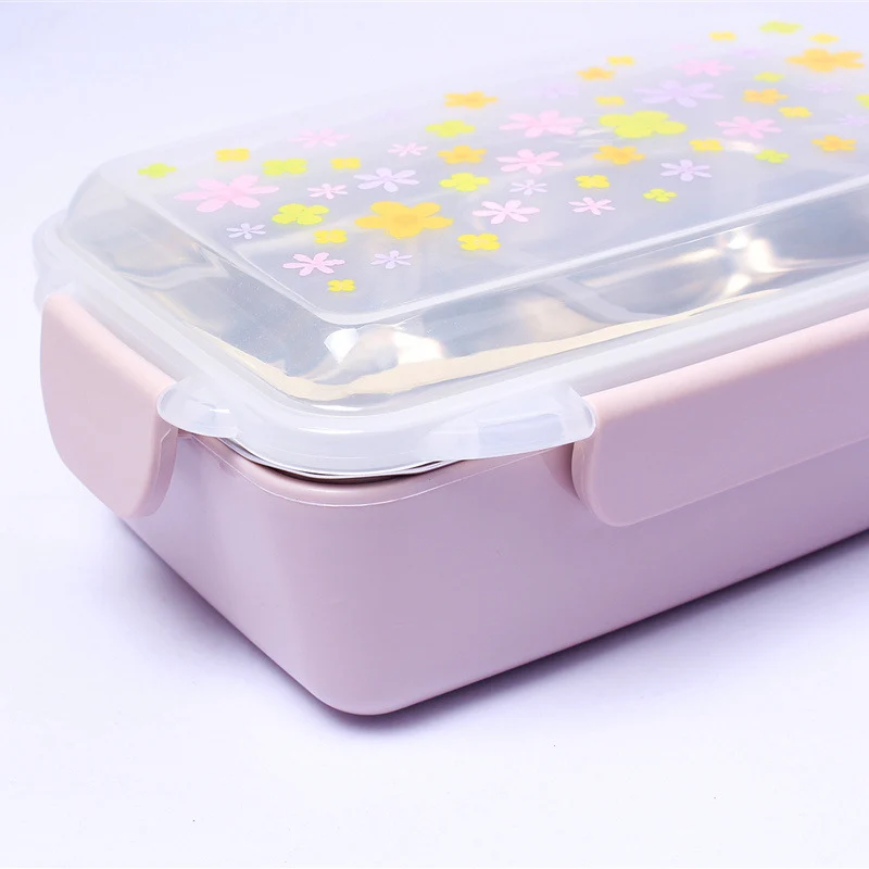 Floral Patterned BPA-Free Meal Prep Container Set