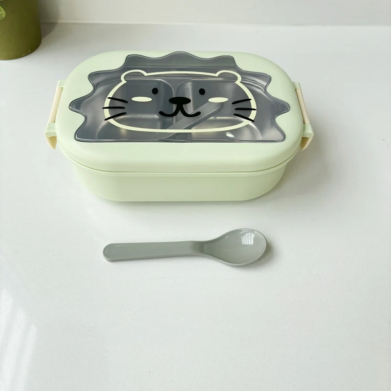 Playful Animal-Themed Lunch Bento Box