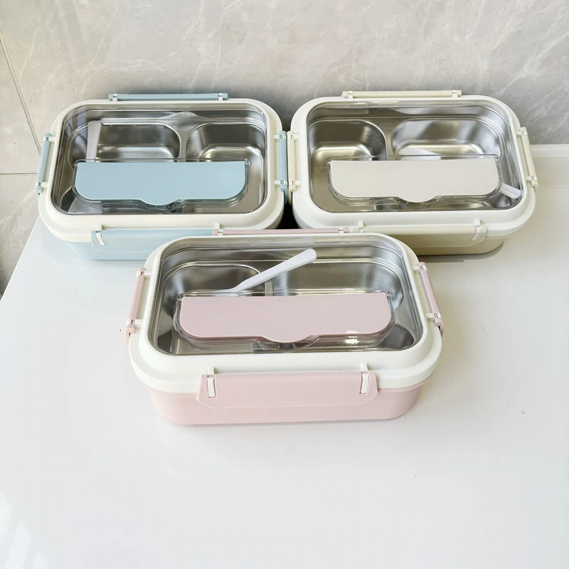 Multi-Section Stainless Steel Food Storage Lunch Container