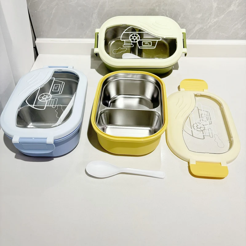 Multi-Functional Lunch Box with Spoon