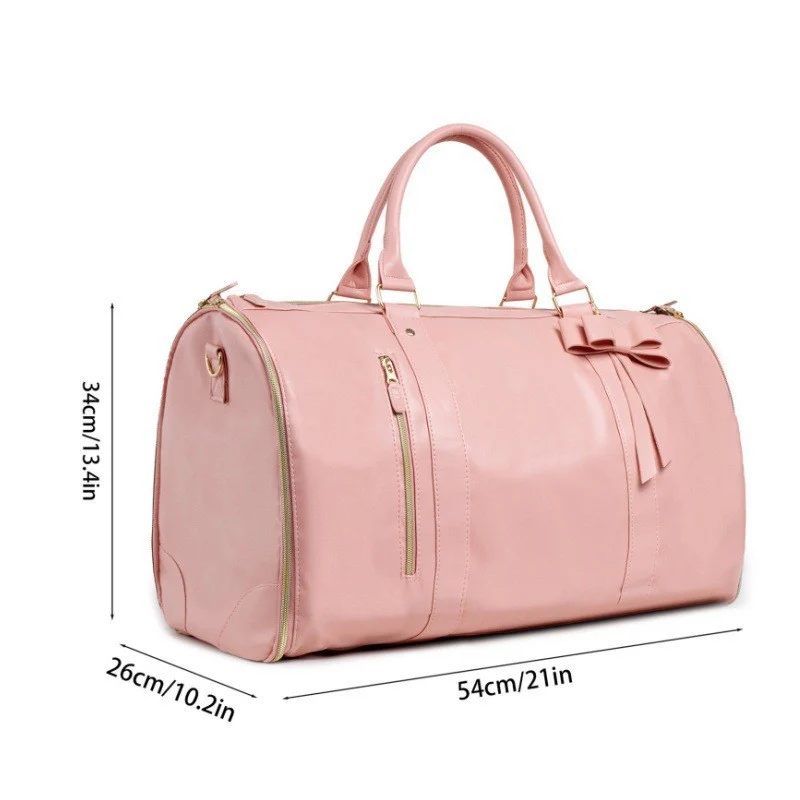 Chic Bow Detaillierte Reise-Duffle-Tasche Karnz