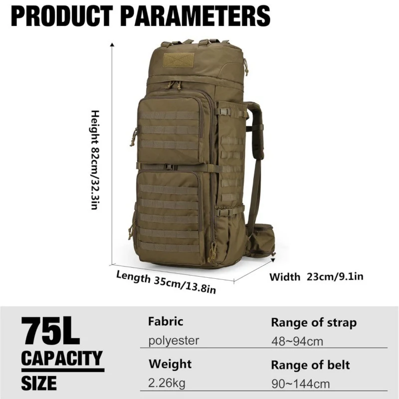 Taktischer Mehrfachfächer Rucksack Karnz