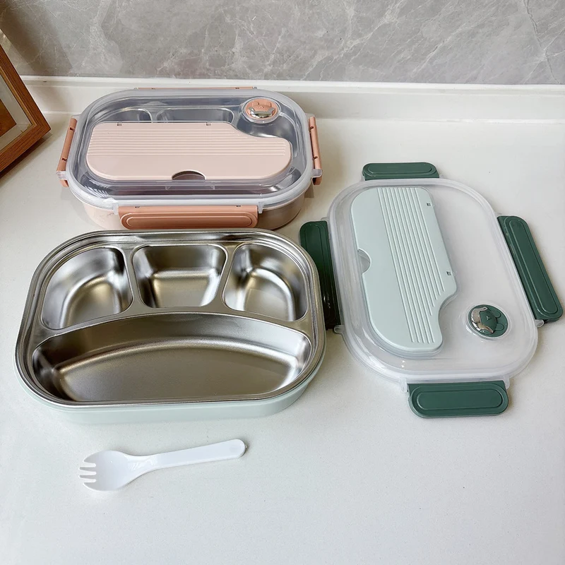 Multi-Compartment Stainless Steel Lunch Box