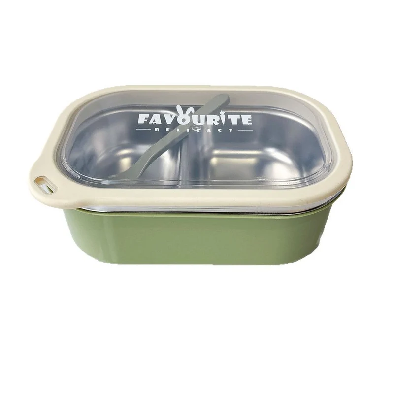 Multi-Compartment Stainless Steel Food Storage Container