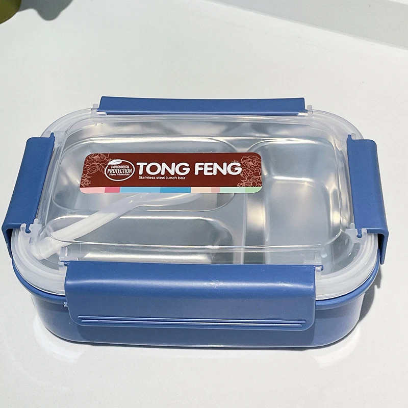 Multi-Compartment Stainless Steel Bento Lunch Box