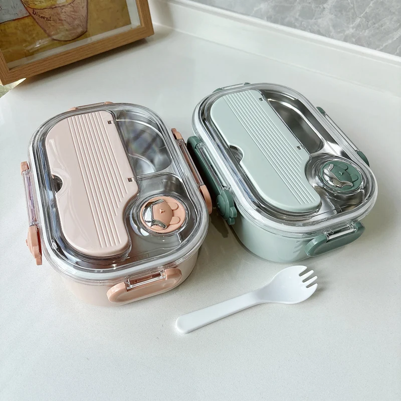 Multi-Compartment Leak-Proof Food Storage Bento Box