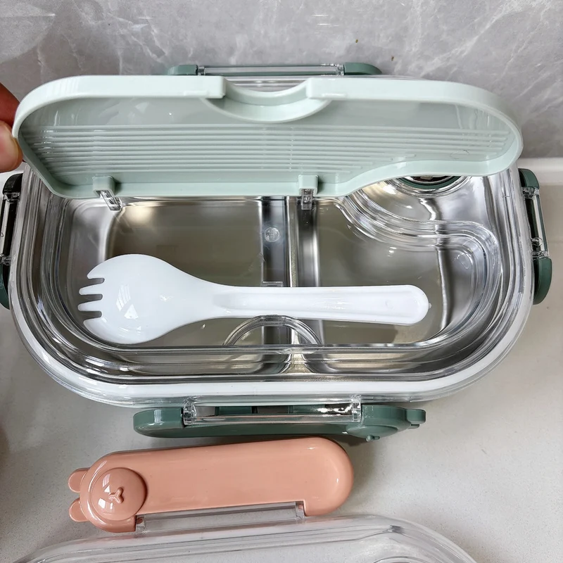 Multi-Compartment Leak-Proof Food Storage Bento Box
