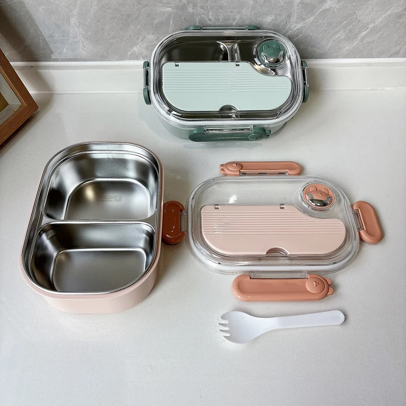 Multi-Compartment Leak-Proof Food Storage Bento Box