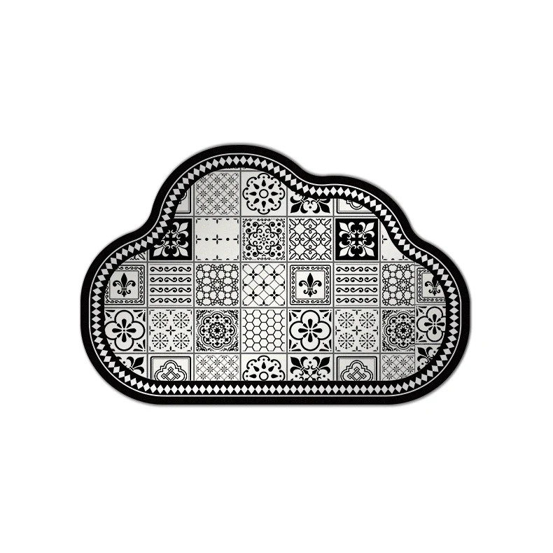Floral Patterned Bath Mat