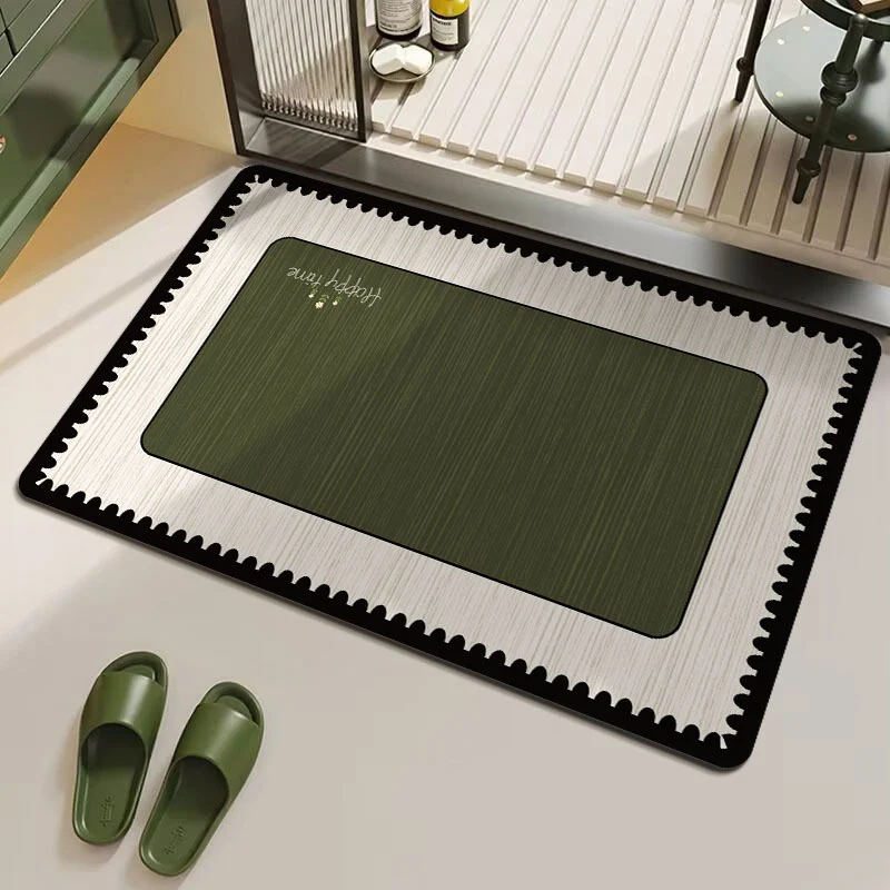 Soft Floral Bath Rug