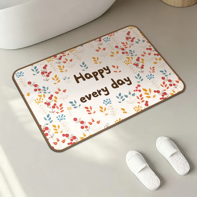 Inspirational Quote Bath Mat