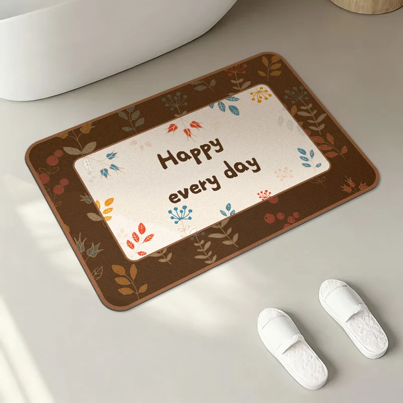 Inspirational Quote Bath Mat