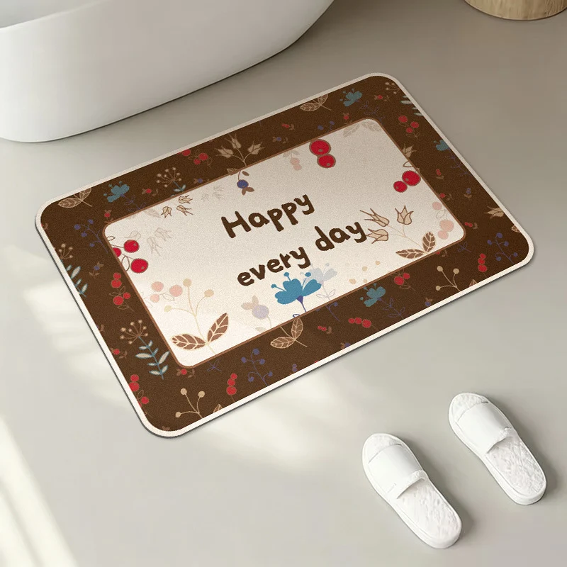 Inspirational Quote Bath Mat
