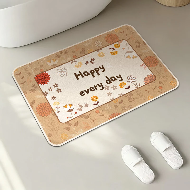 Inspirational Quote Bath Mat