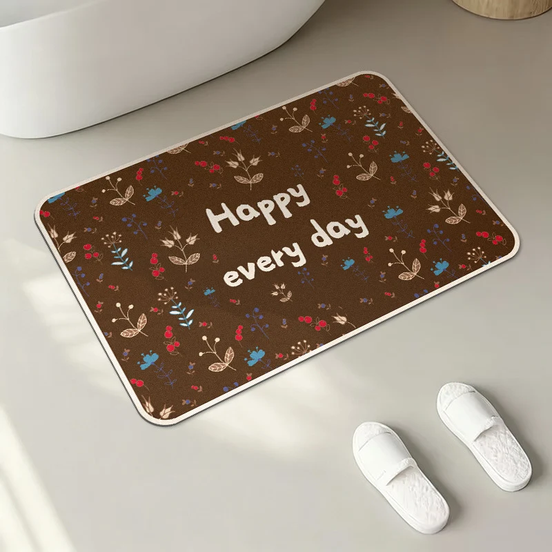 Inspirational Quote Bath Mat