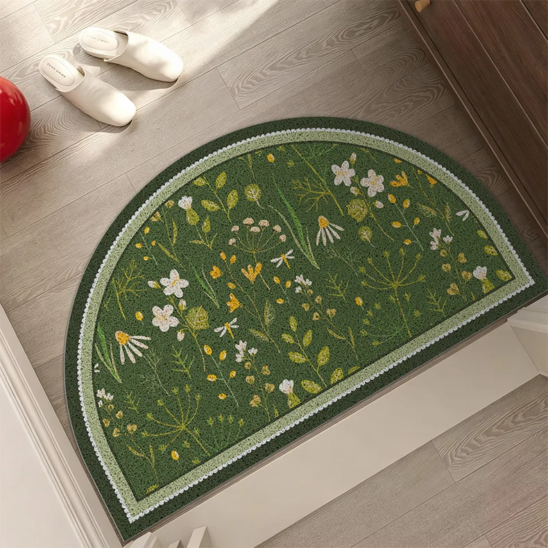 Floral Pattern Area Mat