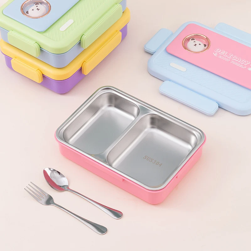Stainless Steel Multi-Compartment Lunch Box