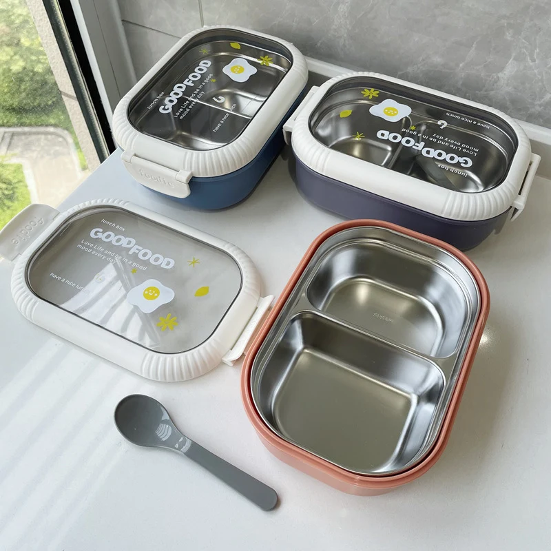 Dual-Compartment Food Storage Container
