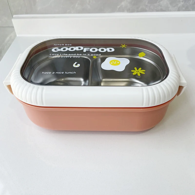 Dual-Compartment Food Storage Container