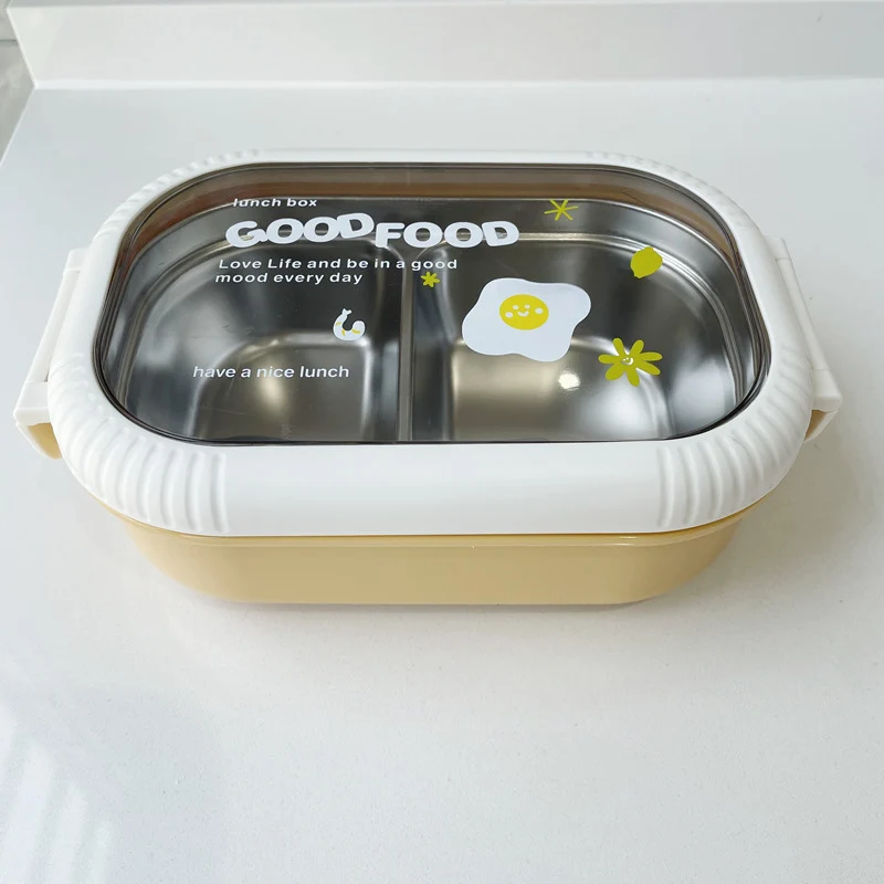 Dual-Compartment Food Storage Container
