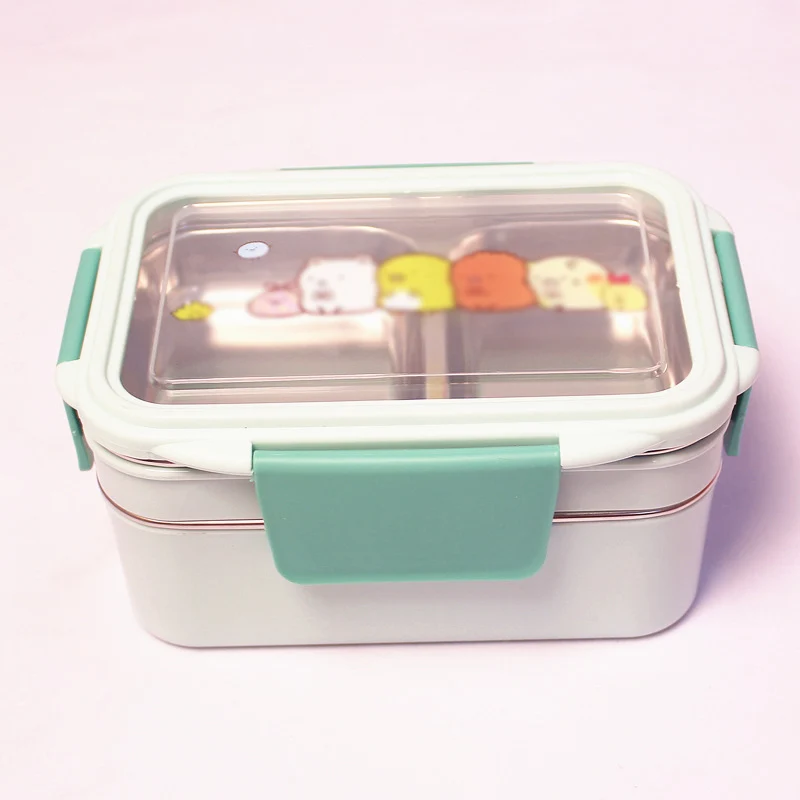 Cute Multi-Compartment Food Storage Container Set