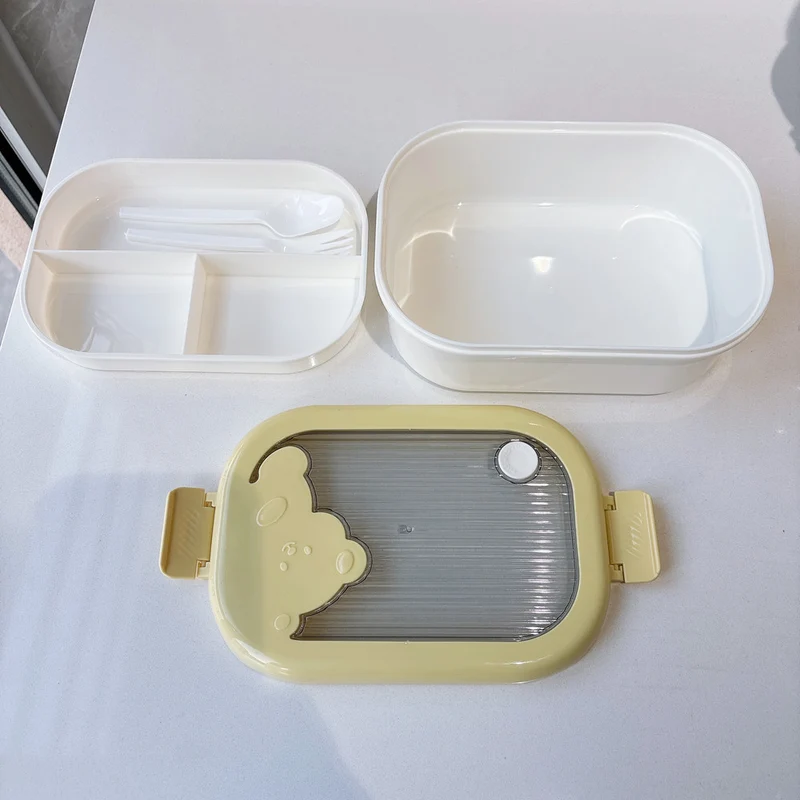 Cute Bear-Themed Food Storage Container