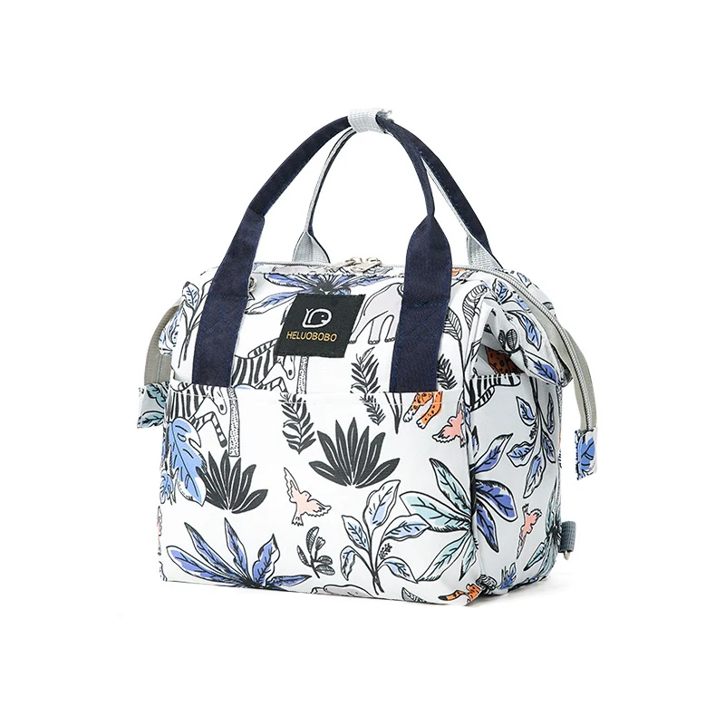 Künstlerisch bedruckte isolierte Lunch-Tasche Karnz